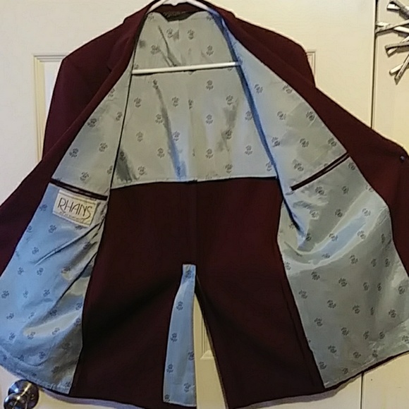 (Nwot)BURGUNDY SPORTS/LEISURE BLAZER - Picture 4 of 5